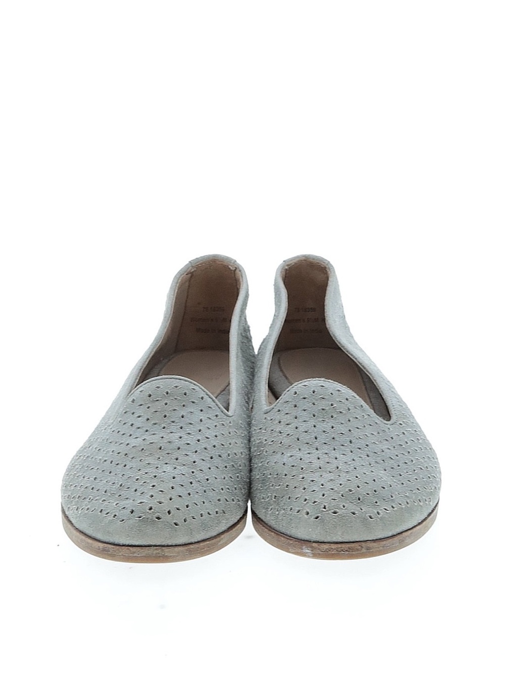 Johnston & Murphy Gray Houndstooth Suede Smoking Flats 9.5